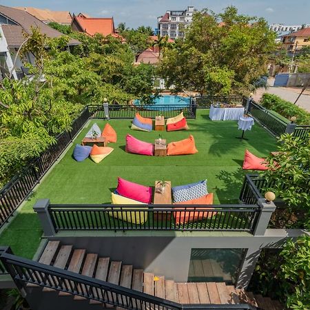 Les Bambous Village Siem Reap Exterior foto
