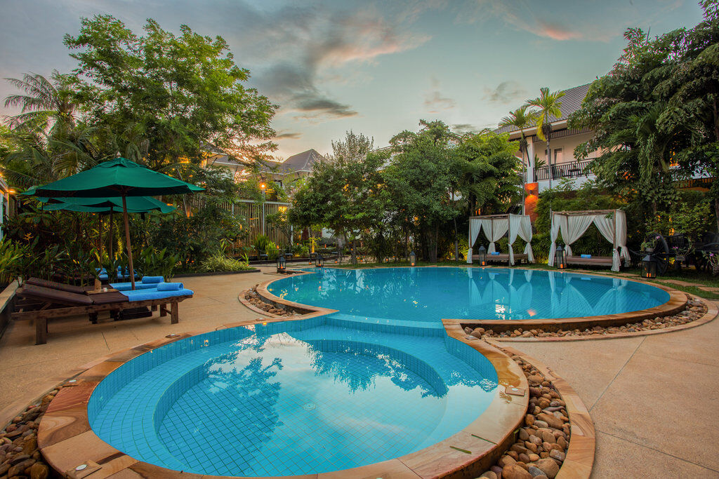 Les Bambous Village Siem Reap Exterior foto